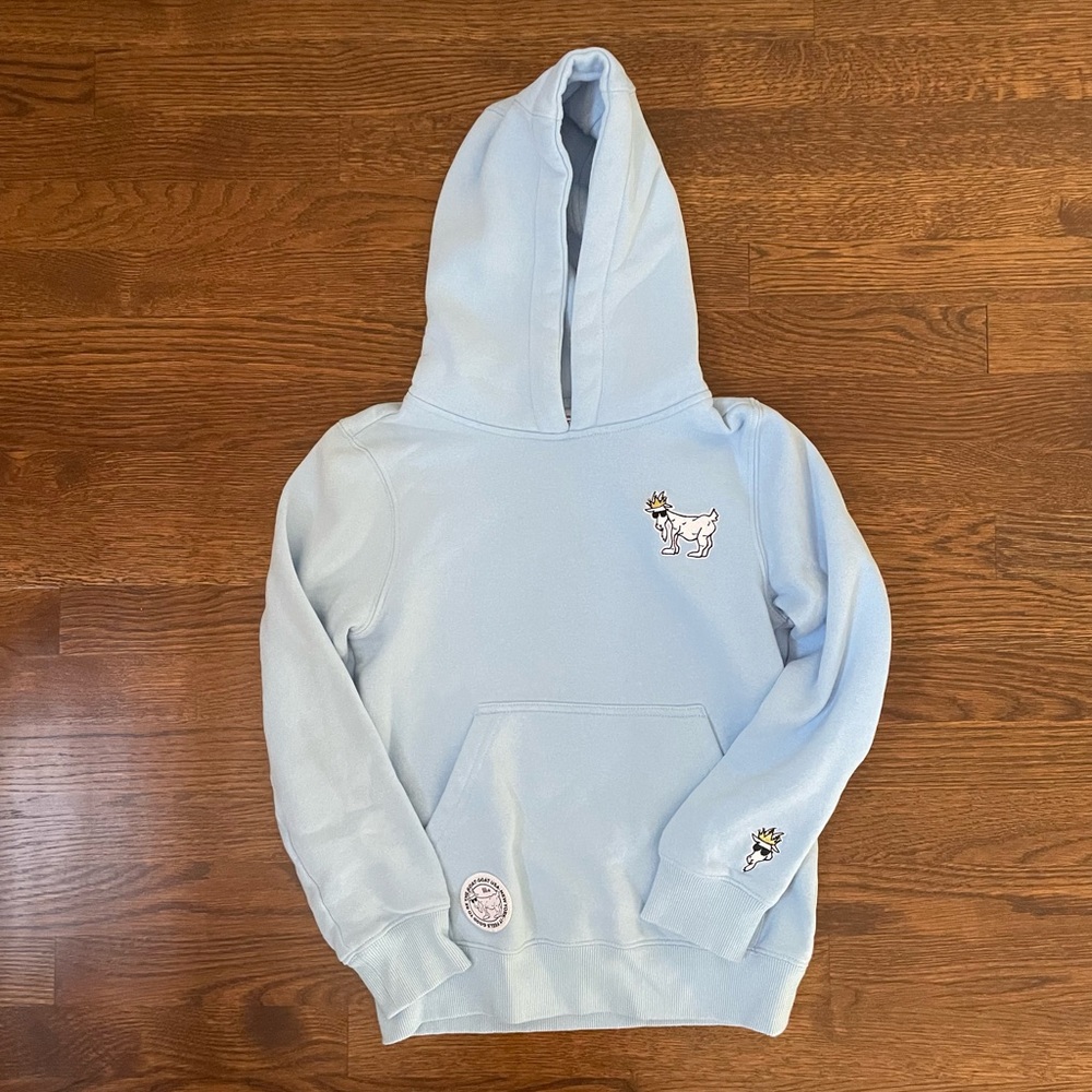 GOAT hooded sweatshirt - size youth medium